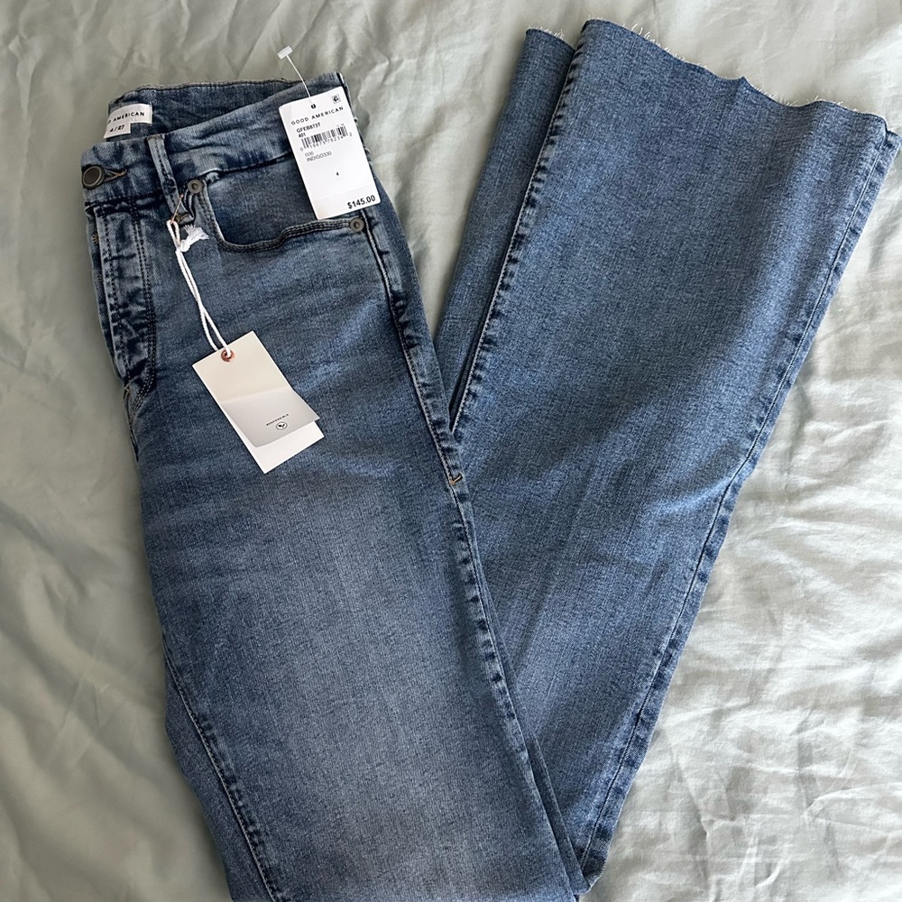 Good American Good Legs Flare Jeans